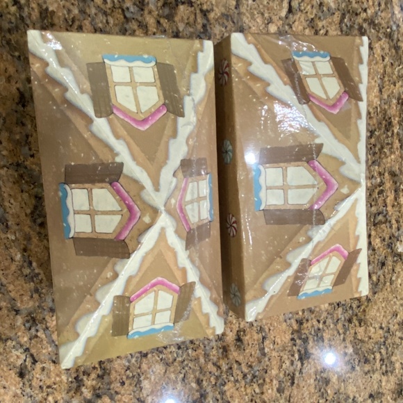 2 Christmas Holiday Recipe Box 6 Index & 48 Blank Recipe Cards Gingerbread House - Picture 6 of 6